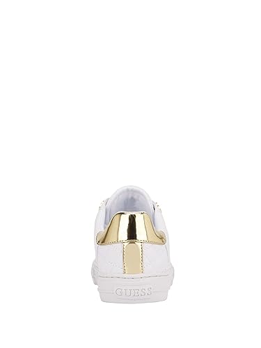 White Guess Loven Sneaker, Size 9 - Women's