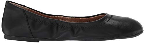 Black Faux Leather Ballet Flat for Women, Size 9