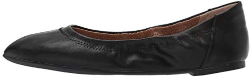 Black Faux Leather Ballet Flat for Women, Size 9