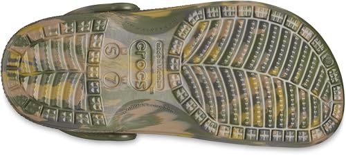 Army Green/Multi Crocs Ralen Lined Clogs for Women