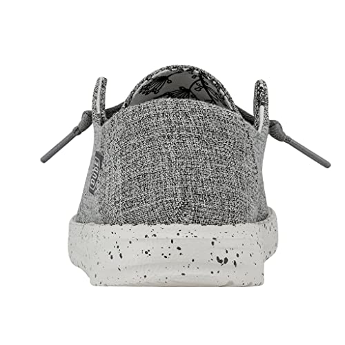 Wendy Blend Linen Ladies Shoes - Iron Gray