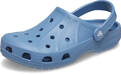 Dusty Blue Crocs Ralen Clogs for Ladies, Size 7