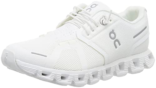 Women's Cloud 5 Sneakers, All White, 8.5 Medium US