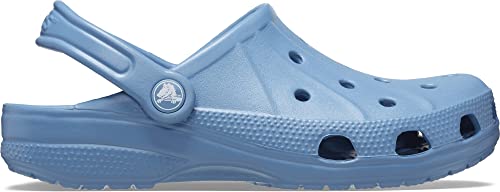 Dusty Blue Crocs Ralen Clogs for Ladies, Size 7