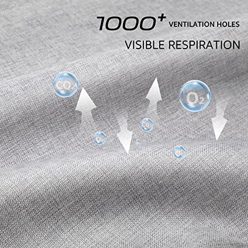 STQ Women's Orthopedic Slip-On Sneakers Light Grey US 8.5