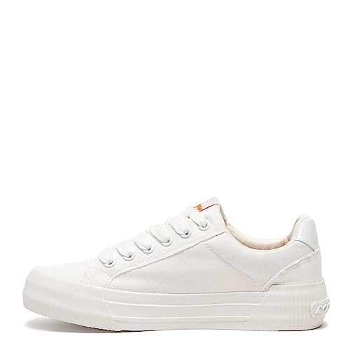 White Rocket Dog Canvas Sneaker, Women's Size 8