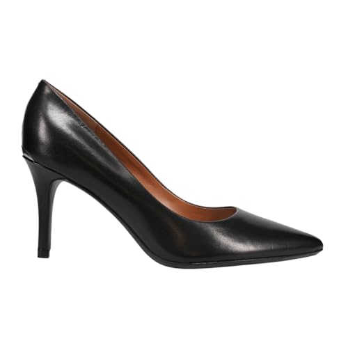 Calvin Klein Black Leather Women's Gayle Pump, Size 8.5