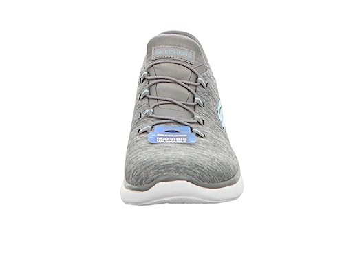 Skechers Women's Gray Mint Slip On Sneaker, Size 8