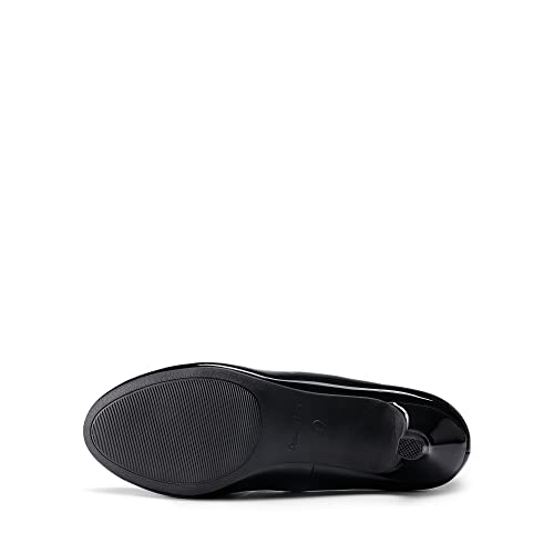 DREAM PAIRS Women's Low Heel Wedding Pump, Black