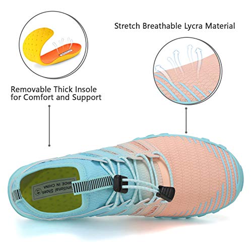 Water Shoes Women's Beach Swim Quick-Dry Aqua Socks