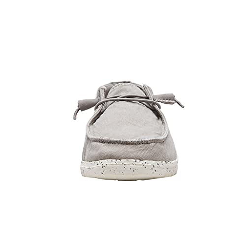 Grey Lace Up Loafers for Women | Lightweight & Comfortable