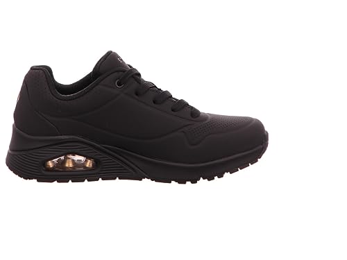 Skechers Women's Uno Black Air Sneaker - Size 8