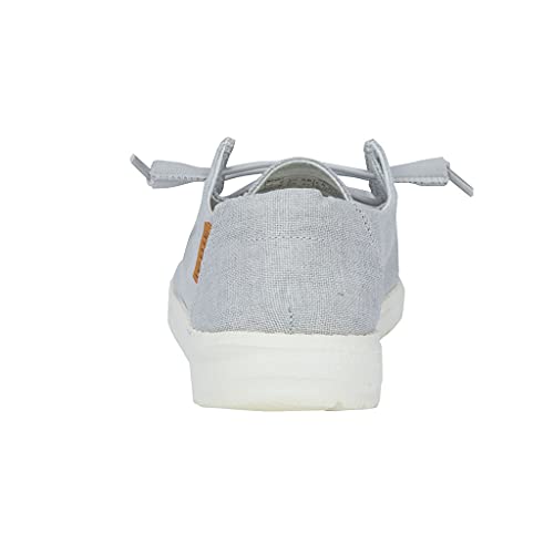 Lilac Chambray Women's Lace Up Loafers Size 10