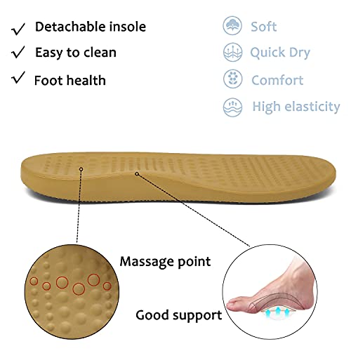 ChayChax Arch Support Clogs Garden Shoes - Black Gold