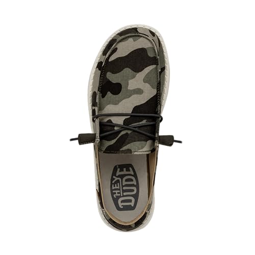 Hey Dude Wendy Camo Women's Lace Up Loafers