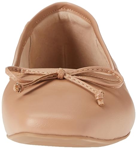 Pepper Ballet Flat with Bow, Tan, Women's Size 8