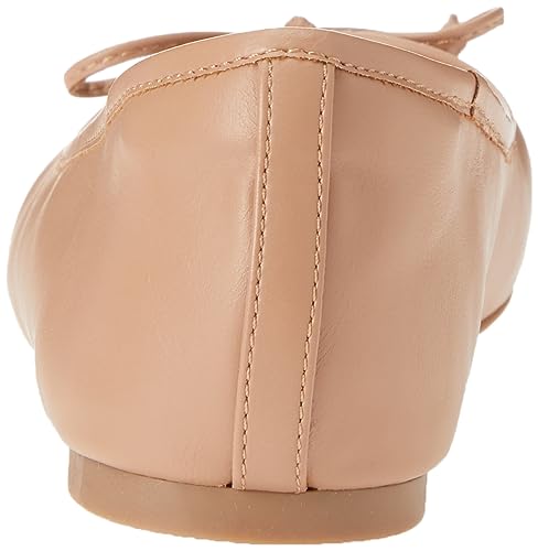 Pepper Ballet Flat with Bow, Tan, Women's Size 8