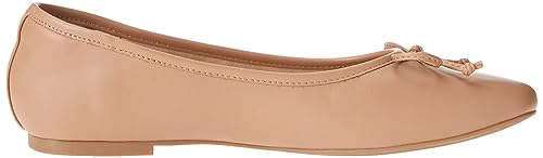 Pepper Ballet Flat with Bow, Tan, Women's Size 8