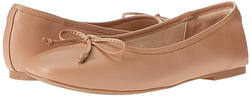 Pepper Ballet Flat with Bow, Tan, Women's Size 8