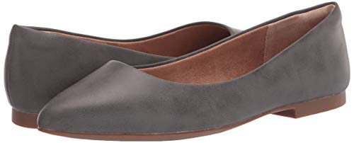 Black Pointed-Toe Ballet Flats for Women, Size 8.5