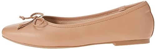 Pepper Ballet Flat with Bow, Tan, Women's Size 8