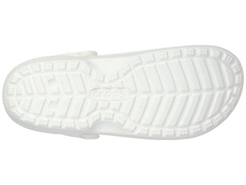 Crocs Classic Lined Clog - Women's White/Grey, Size 11