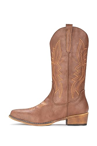 Women's IUV Cowgirl Western Mid Calf Boots