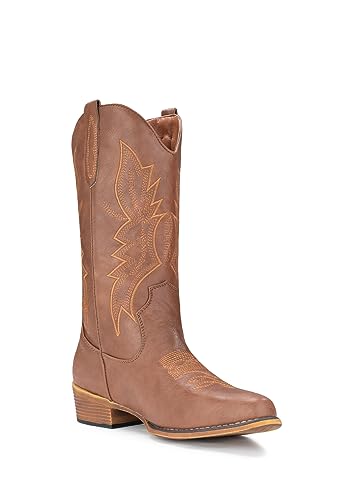 Women's IUV Cowgirl Western Mid Calf Boots