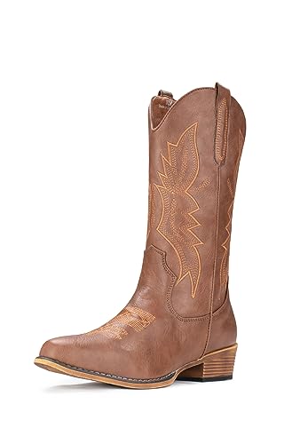 Women's IUV Cowgirl Western Mid Calf Boots