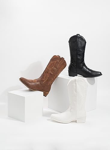 Women's IUV Cowgirl Western Mid Calf Boots