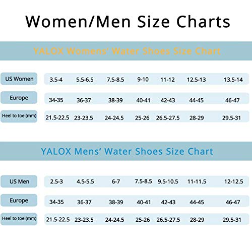 YALOX Unisex Water Shoes for Beach and Outdoor