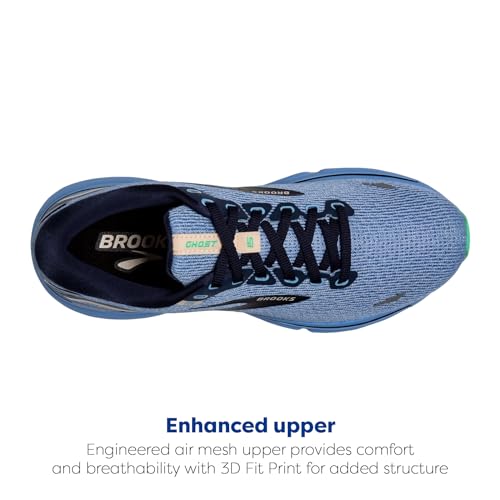 Brooks Ghost 15 Ladies Neutral Running Shoe - Vista Blue
