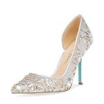Betsey Johnson Silver Chic Women's Pumps
