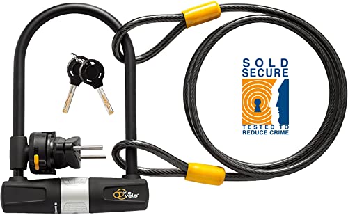 Via Velo Heavy Duty Bike U-Lock with Cable