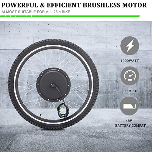 Ktaxon 48V 1000W Ebike Conversion Kit