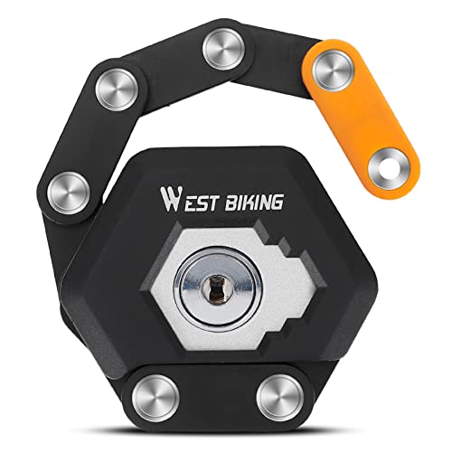Folding Alloy Bike Lock - Compact, Lightweight, Mountable