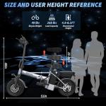 Qlaway 14" 500W Folding Electric Commuter Bike