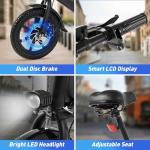 DYU 500W Folding Electric Bike for Commuters