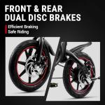 DYU D3F 14" Folding Electric Bike for Commuters
