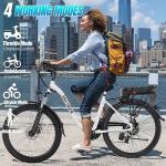 ANCHEER 48V Electric Commuter Bike, 26" Cruiser