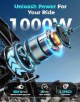 Powerful 1000W Electric Bike for Adults, Light Grey