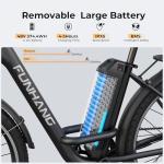 Funhang 1000W Electric Bike - 21.7MPH Cruiser