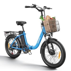 1000W Folding Electric Bike with 70-Mile Range
