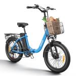 1000W Folding Electric Bike with 70-Mile Range