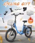 1000W Folding Electric Bike with 70-Mile Range