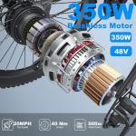 ANCHEER 48V Electric Commuter Bike for Adults