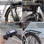 Funhang 1000W City Cruiser Electric Bike for Adults
