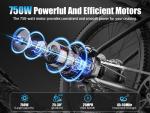 750W Electric Mountain Bike for Adults and Teens