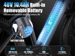 750W Electric Mountain Bike for Adults and Teens