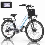 500W Electric Bike for Adults - 26" Low Step Cruiser